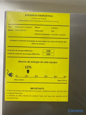 electrodomesticos - Nevera Frigidaire Side by Side 528L – Acero Inoxid 7