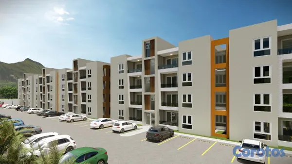 apartamentos - Apartamento en venta en Residencial Camila II, Monte Adentro, Santiago 9