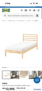 cama con colchón 