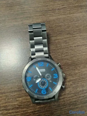 joyas, relojes y accesorios - Reloj Fossil Nate Chronograph JR1478 Original 3