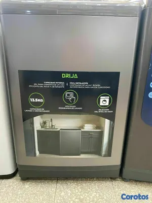 electrodomesticos - *LAVADORA DRIJA*
1 AÑO DE GARANTÍA 
13 KG
LAVA Y EXPRIMEN
 4