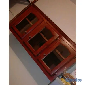 Gabinete pequeño de cocina en  madera 