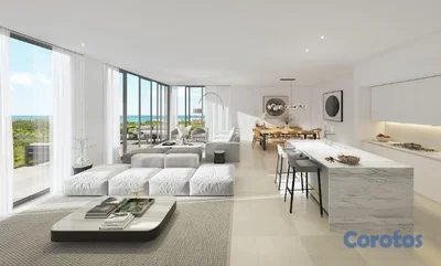 En venta apartamento de 2 habitaciones con vista la mar en Cap Cana