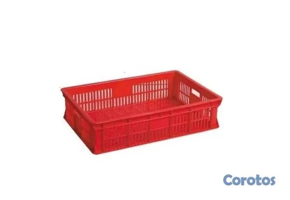 herramientas, jardines y exterior - Huacal rojo apilable 2