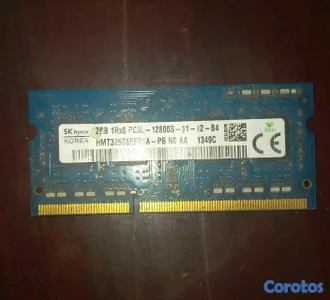 Memoria RAM SK hynix 2GB DDR3L SODIMM PC3L-12800 para laptop