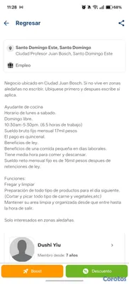 empleos disponibles - Ayudante de cocina 2