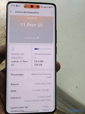 celulares y tabletas - vendo de oportunidad Realme 11 pro plus 5g 256/12 2