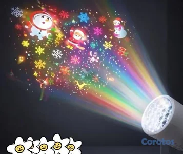 Bombilla Proyector de Luces y Figuras Navideñas 🌺🌺👌