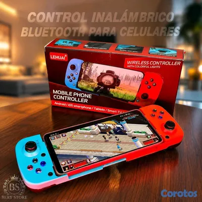 consolas y videojuegos - 🎀 Control inalámbrico Bluetooth para celulares Android iPhone y tablet.  3