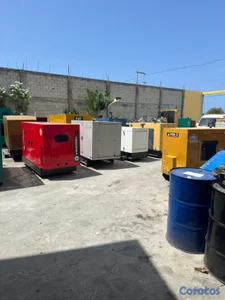 venta, alquiler y reparación de generadores, motores eléctricos, bombas de agua.