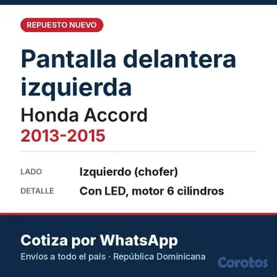 repuestos - Faroles traseros y pantallas nuevas – Toyota, Hyun 5