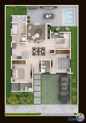 casas - Proyecto privado de villas en construcción en el m 19