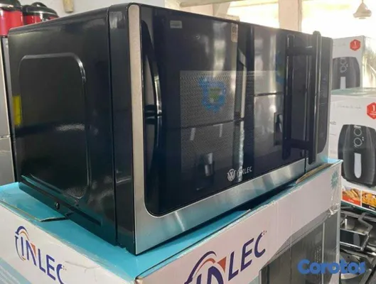 electrodomesticos - Microondas Inlec 0.9 pies cúbicos 
25 litros 
Modelo E25PXP33
Pantalla digital
 4