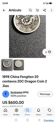 hobby y coleccion - Monedas CHINAS DE LA  Plata de la DINASTÍA del 1800 hacia Riba 19