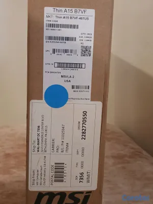 computadoras y laptops - Vendo  LAPTOP MSI THIN A15 B7VF  2