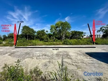 solares y terrenos - VENDO solar 400 mt2 en brisas de punta cana 