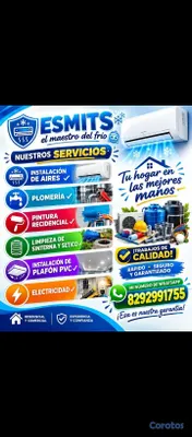aires acondicionados y abanicos - plomería Residencial a domicilio en Santiago  2