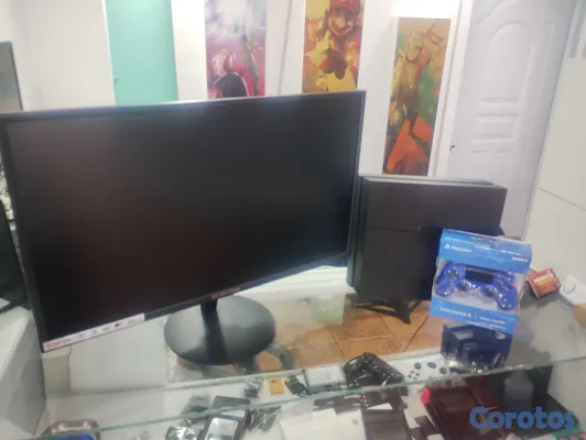 consolas y videojuegos - Oferta de Playstation 4 Fat + Monitor Sceptre 100H 2