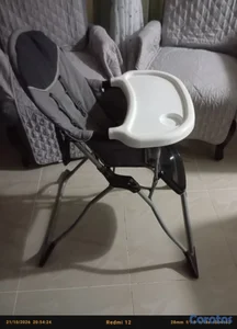 Vendo cuna y silla de bebé 
