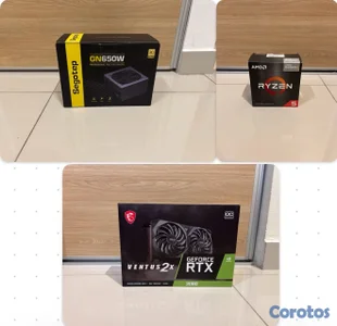 3060 12gb, Ryzen 5 5600g, 650W 80 GOLD power supply segotep 