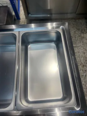 equipos profesionales - Mesa baño maria electrica de 4 bandejas exhibidora 2