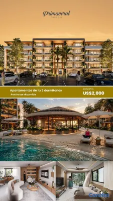 apartamentos - Propiedad en Venta en Punta Cana — Primaveral desd 7