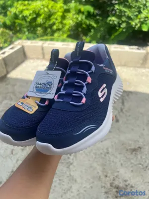 ropa y zapatos - Tenis Skechers de niña nuevos, originales.   4
