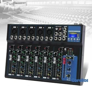 Mezcladora de sonido audio de 7 canales - U2