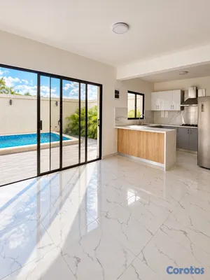 casas vacacionales y villas - Villa 3 hab. con piscina privada en Costa Cana 5