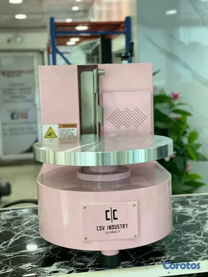 equipos profesionales - Maquina de recubrimiento giratoria decoradora de bizcochos pasteles tartas 6