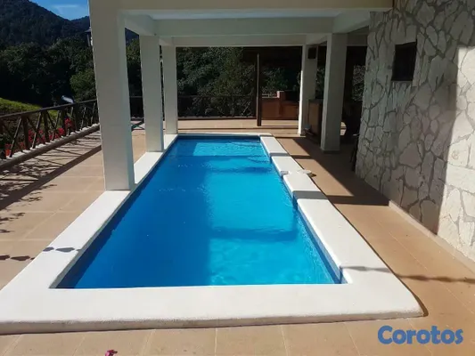 casas vacacionales y villas - Villa en Jarabacoa con Piscina | 6,229 m² | 5 Hab 9