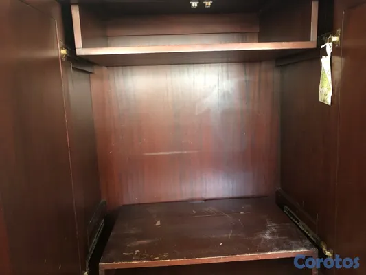 muebles y colchones - Mueble en caoba para televisor o convertir en bar 2