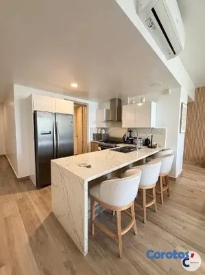 apartamentos - APARTAMENTO EN ALQUILER COMPLETAMENTE AMUEBLADO PU 3