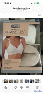 Pack de 2 sostenes sin costuras Member’s Selection – Talla L