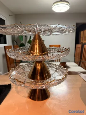 cocina - Bandeja de cristal para postres.  3