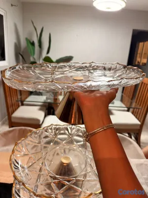 cocina - Bandeja de cristal para postres.  2