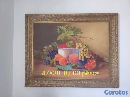 decoración y accesorios - CUANDROSY PINTURAS, EN ÓLEO EN EXCELENTES CONDICIONES  10