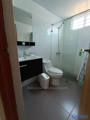 apartamentos - Gazcue alquilo amplio apartamento amueblado  6