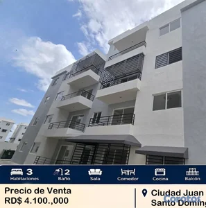 Apartamento 2do nivel en venta ciudad juan bosch