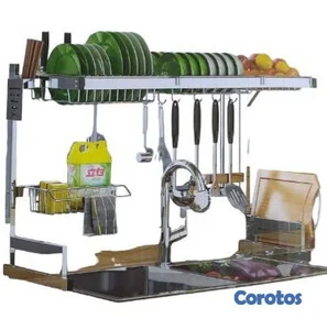 Escurridor de platos de 2 niveles