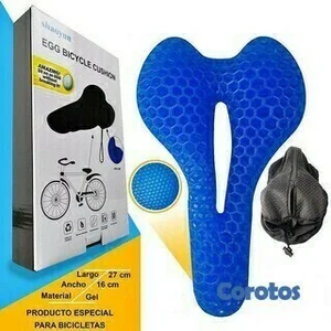 Asiento en gel y espuma ecológicos para bicicleta 