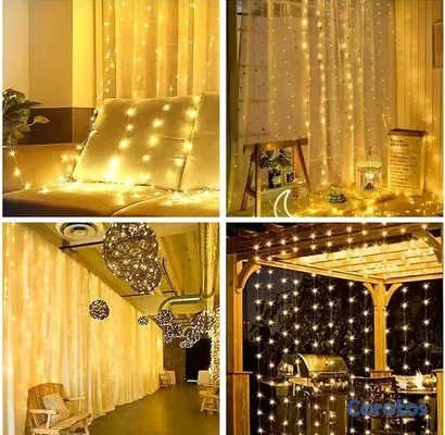 decoración y accesorios - Guirnalda de luces LED 3M lámpara USB de 8 modos para el hogar, fiesta denavidad 4