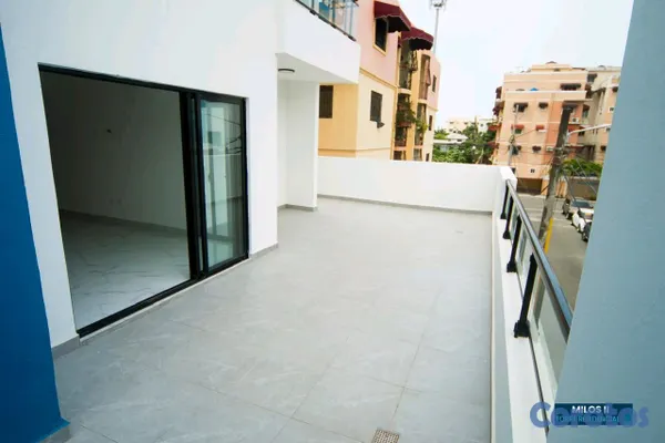 apartamentos - Apartamento con Terraza Próximo a City Center | Respaldo Los Tres Ojos 2