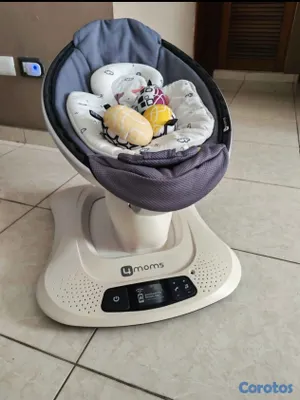 coches y sillas - Columpio Mecánico 4moms MamaRoo4 + Reductor de Recién Nacido 3