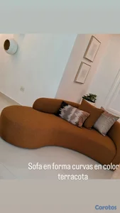 mueble nuevo en color terracota