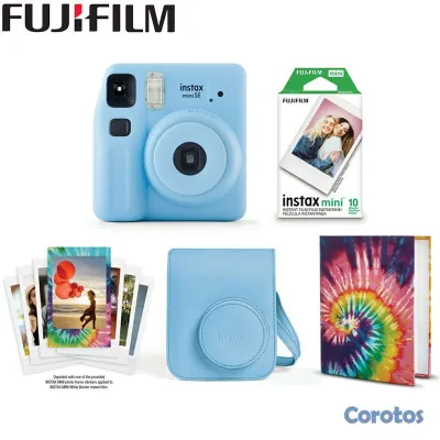 camaras y audio - Fujifilm Instax Mini SE Combo Color Azul Camara de 2