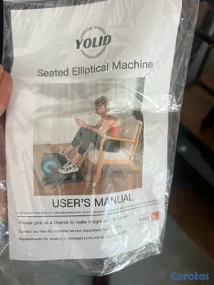 bicicletas y accesorios - Ejercitador eléctrico debajo de la mesa elíptico, sentado para las piernas 5