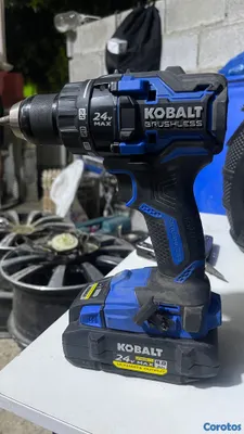 herramientas, jardines y exterior - taladro inalámbrico sin escobillas Kobalt 24V MAX 2