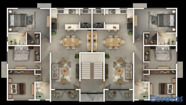 apartamentos - Apartamento en venta en Residencial Oasis, Brisas Del Norte, Santiago 3