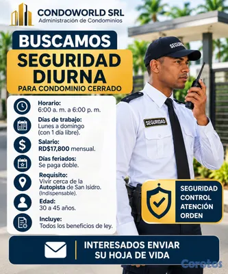 empleos disponibles - Tengo varias posiciones, Piscinero, seguridad diurno y nocturno  7